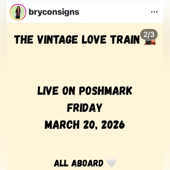 Hop on board for amazing vintage train- 9am CT - 10 sellers /1.5 hr shows - Picture 2 of 4